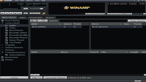 WinAmp 5.8 అనే  లేటెస్ట్ వెర్షన్ రూపంలో....