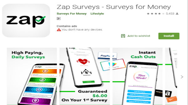 Zap Surveys