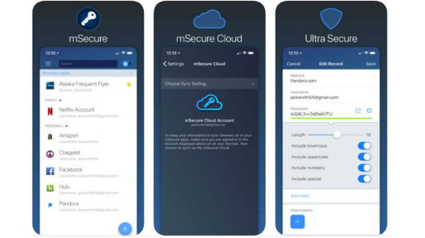 mSecure – Password Manager