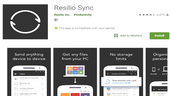  Resilio Sync
