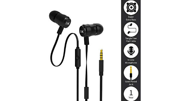 boAt bassheads 238 in-ear headphones with mic