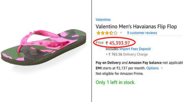 గతంలో ‘వెలెంటినో’ కంపెనీ చెప్పుల గురించి కూడా  ట్విట్టర్ లో ఆడుకున్నారు...