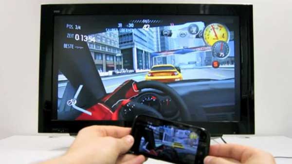 కేబుల్ కనెక్షన్ ను (MHL) ఉపయోగించండి