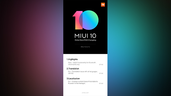 MIUI 10