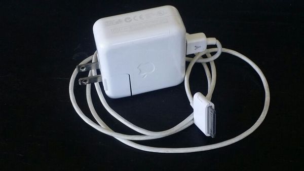 Using Apple iPad charger 