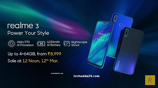 రియల్ మి3ప్రో VS రియల్ మి3 ధరలు :