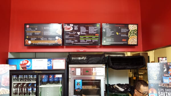 electronic menu boards