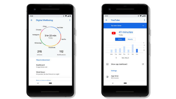 Digital Wellbeing features