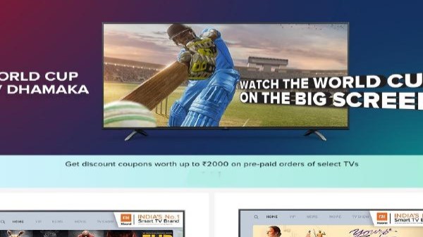 xiaomi mi led smart tv 32 inch 43 inch 55 inch available with discounts during world cup tv dhamaka