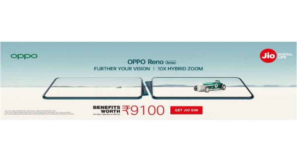 buying an oppo reno or reno 10x zoom jio oppo reno offer bundles benefits worth rs 9100