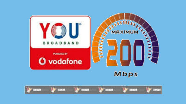 యు బ్రాడ్‌బ్యాండ్ 200 Mbps బ్రాడ్‌బ్యాండ్ ప్లాన్ :