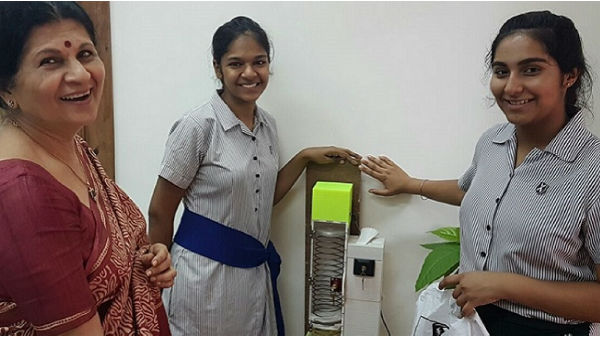 6) 3-డి ప్రింటెడ్ శానిటరీ నాప్కిన్ డిస్పెన్సర్: