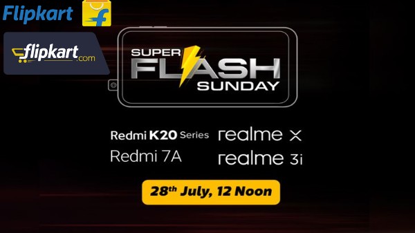 flipkart super flash sunday sale july 28 12pm