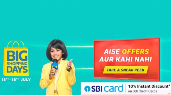 flipkart big shopping days sale july 15 18