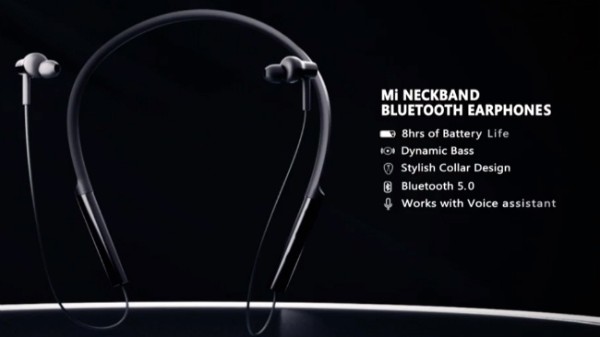 Mi నెక్‌బ్యాండ్ బ్లూటూత్ ఇయర్‌ఫోన్స్ వివరాలు: