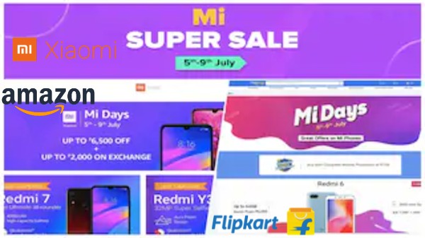 mi days super sale amazon flipkart mi com