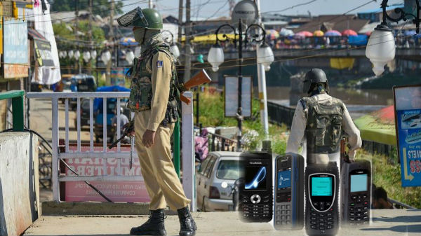 kashmir tension satellite phones distributed to top government officials