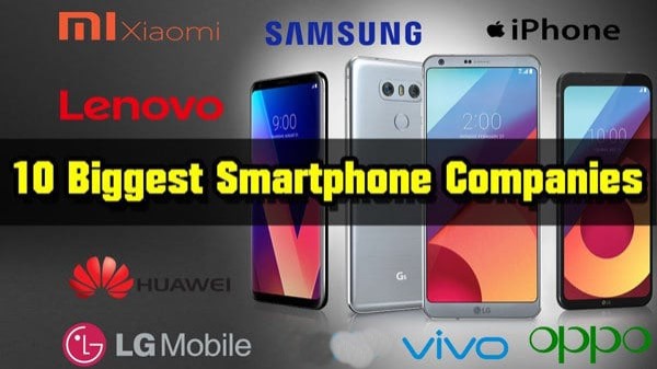 10 biggest smartphone companies of the world