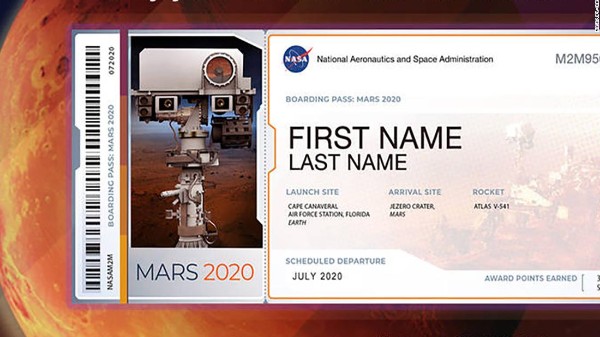 NASA Mars mission 2020: How to Send your Name to Mars