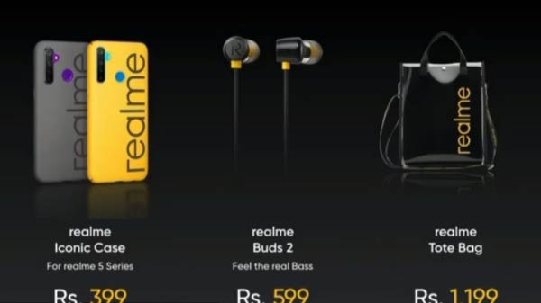 రియల్‌మి బడ్స్ 2,రియల్‌మి 5 ఐకానిక్ కేస్ ధర వివరాలు: