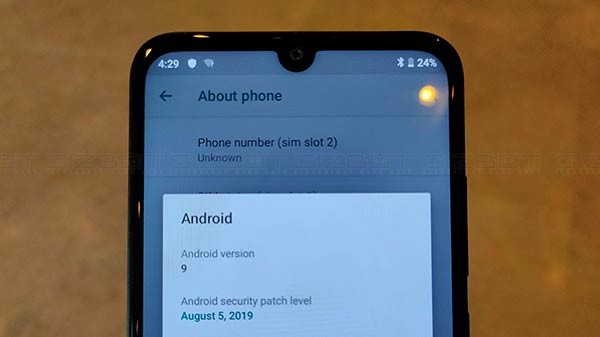 Motorola E6s: Display