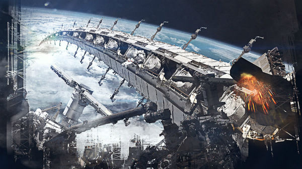 చందమామ నుంచి వేలాడుతూ