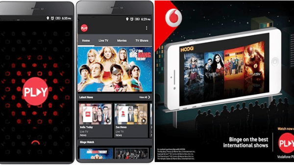 వోడాఫోన్ ప్లే లైవ్ టీవీ ఛానెల్‌లు 