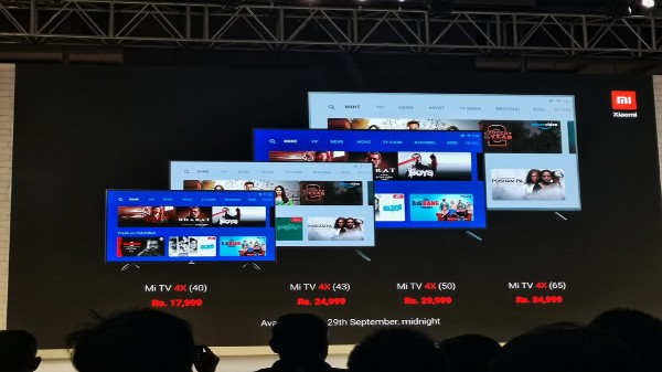 Mi టీవీ 4X-సిరీస్