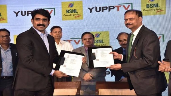BSNL- Yupp టీవీ ఒప్పందం