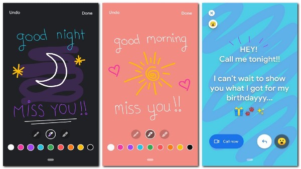 గూగుల్ డుయో ద్వారా టెక్స్ట్ ఎలా పంపాలి