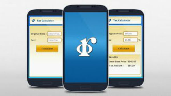 Easy Tax calculator: 