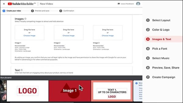 యూట్యూబ్ వీడియో బిల్డర్ ఫుటేజ్‌
