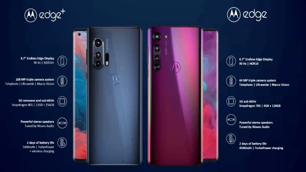 మోటరోలా ఎడ్జ్ + స్పెసిఫికేషన్స్ 