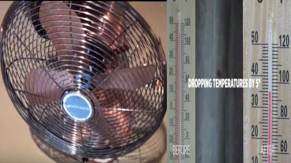how-turn-normal-table-fan-into-super-cool-ac - Telugu Gizbot
