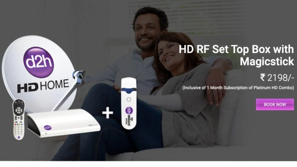 D2h కాంబో ప్లాన్ లో 1 నెల ప్లాటినం HD సభ్యత్వం 