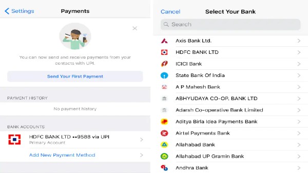 వాట్సాప్ పేమెంట్ లను ఉపయోగించి నగదును పంపడం ఎలా?