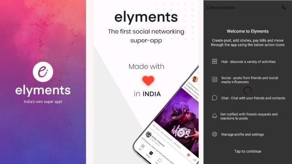 ఎలిమెంట్స్ యాప్ ఫీచర్స్