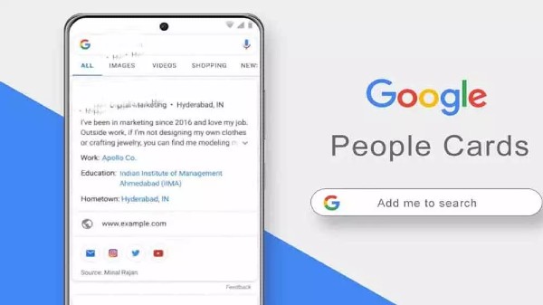 గూగుల్ పీపుల్ కార్డు ఫీచర్ సపోర్ట్ 