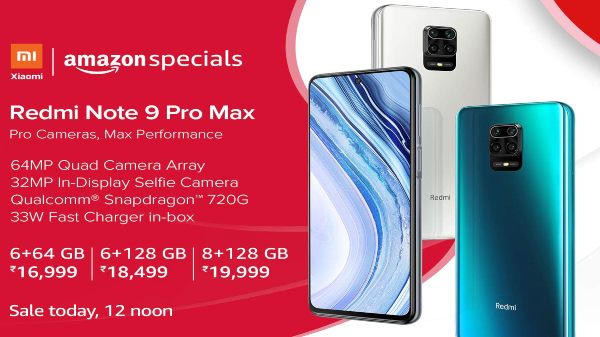 రెడ్‌మి నోట్ 9 ప్రో మాక్స్ ధరల వివరాలు 