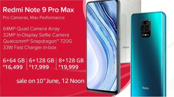 రెడ్‌మి నోట్ 9 ప్రో మాక్స్ స్మార్ట్‌ఫోన్ పూర్తి వివరాలు 