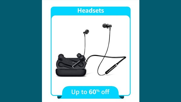 Headset ల పై 60% వరకు ఆఫర్లు