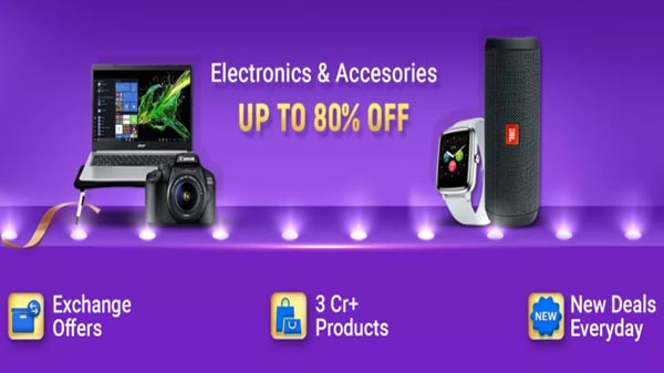 ఎలక్ట్రానిక్స్ మరియు ఉపకరణాలపై 80% వరకు ఆఫర్ 