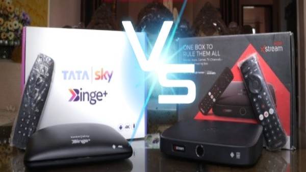 టాటా స్కై బింగే + vs ఎయిర్‌టెల్ ఎక్స్‌స్ట్రీమ్