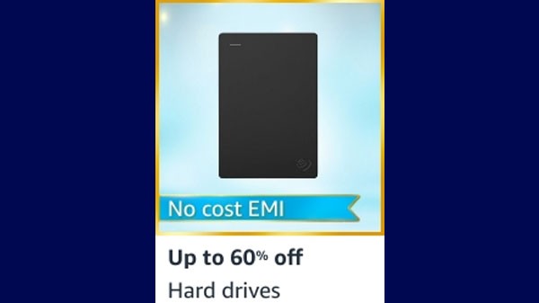 హార్డ్ డ్రైవ్‌ల పై 65% వరకు ఆఫర్