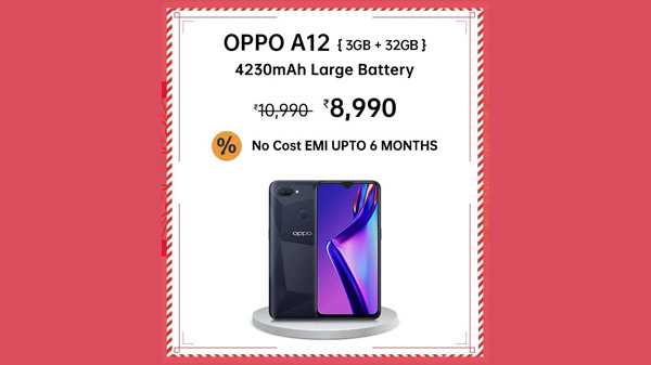 OPPO A12 పై 18% ఆఫర్ 