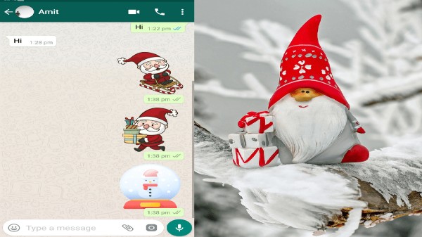 Happy Christmas 2020: How to Send Christmas Whatsapp Stickers on Your Mobile