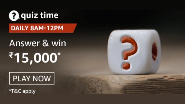 Amazon Quiz Answers January 29, 2021,Win Rs15000 AmazonPay Balance.