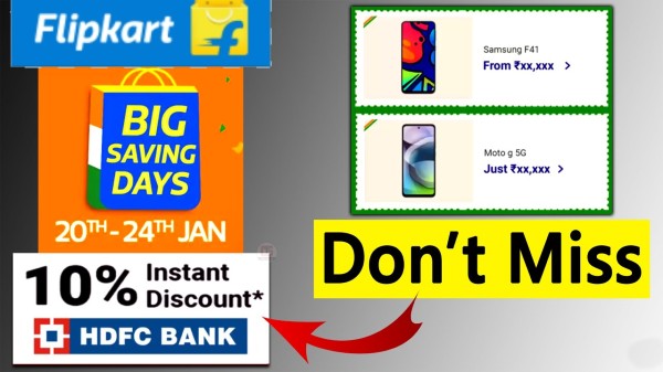 స్మార్ట్‌ఫోన్‌లపై ఫ్లిప్‌కార్ట్‌ డిస్కౌంట్ ఆఫర్ 