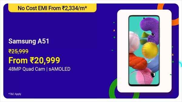 Samsung A51 పై  19% ఆఫర్ 