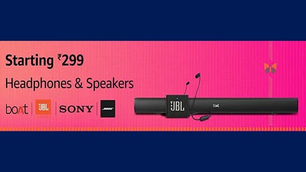 హెడ్‌ఫోన్‌లు మరియు స్పీకర్ల పై 70% వరకు ఆఫర్ 